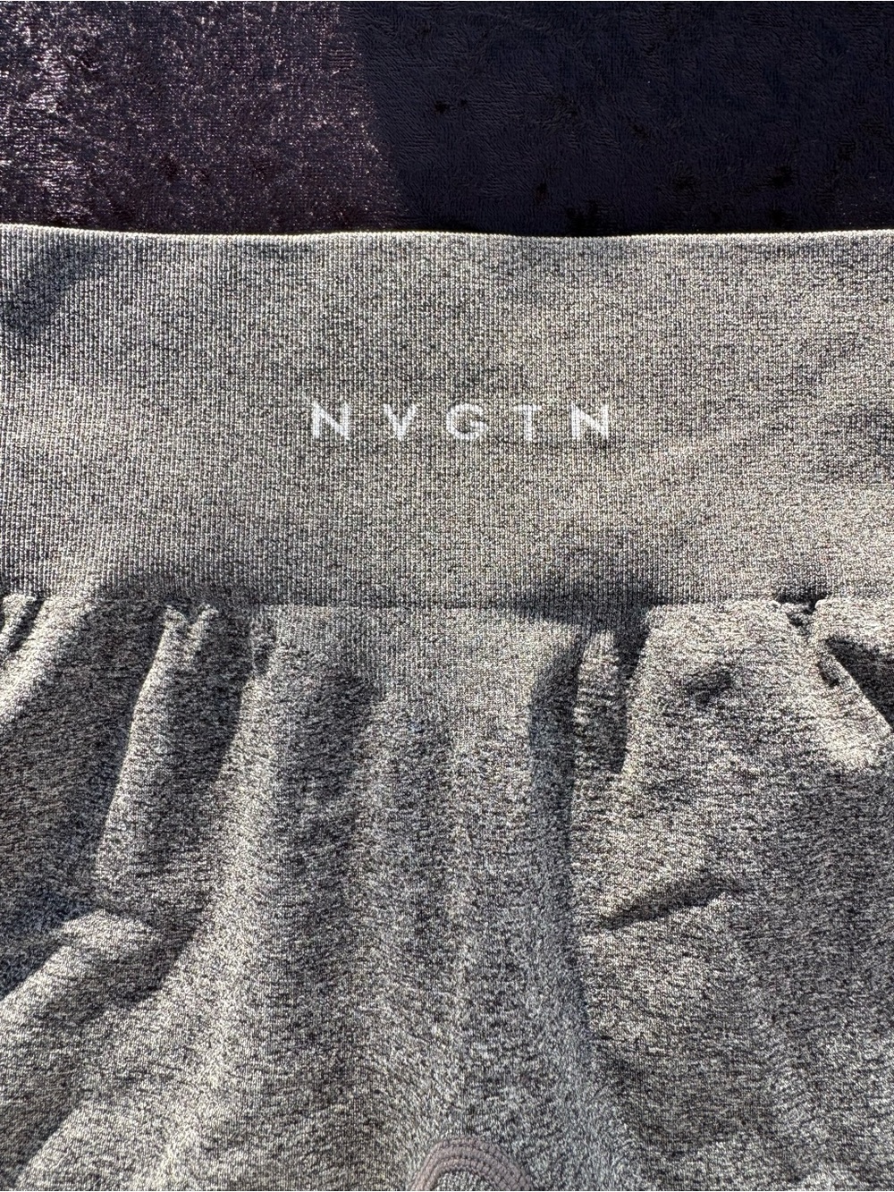 NVGTN Women’s Gray Solud Knot Athletic Shorts